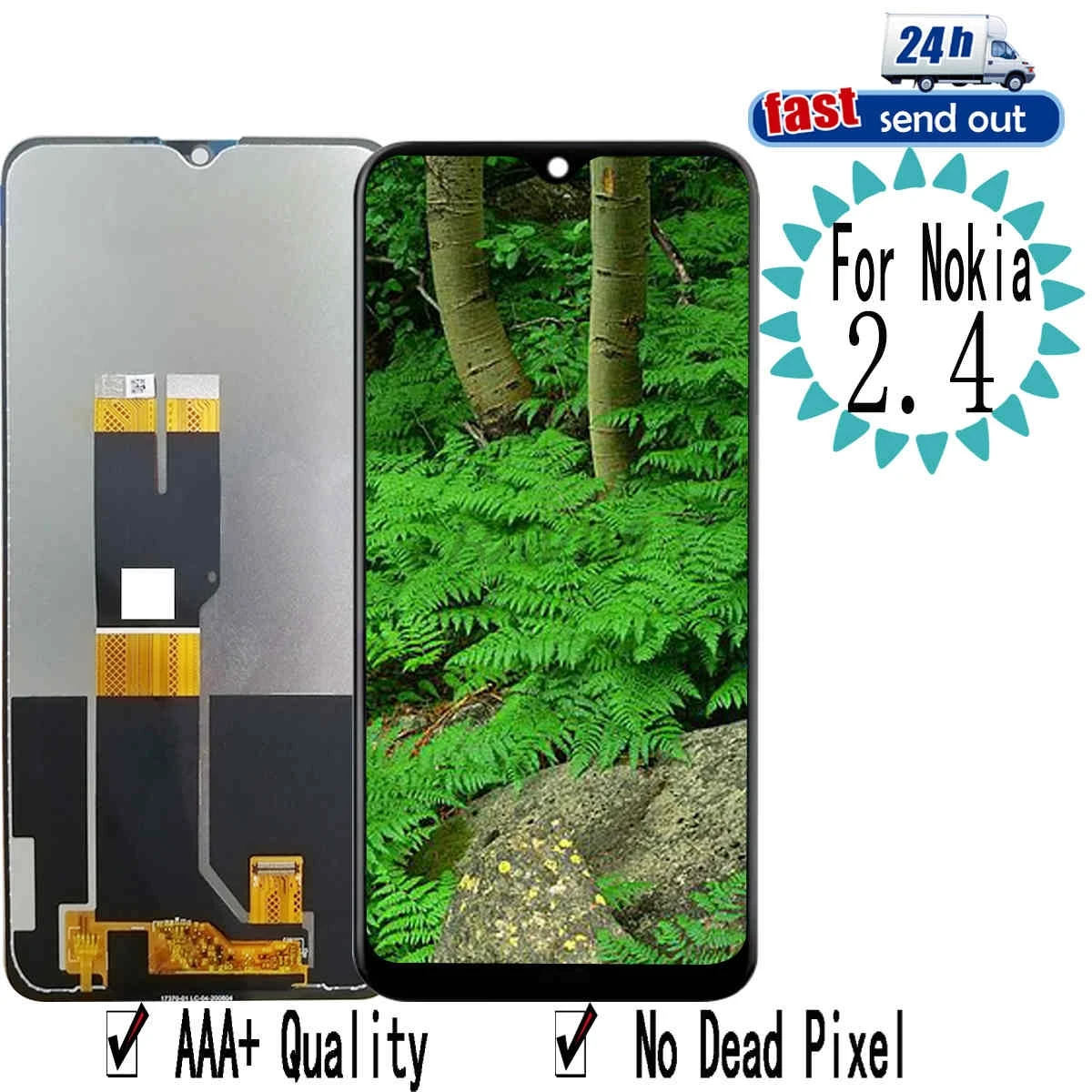 

6.5" 2.4 LCD For Nokia 2.4 LCD Display Touch Screen Digitizer Assembly Replacement