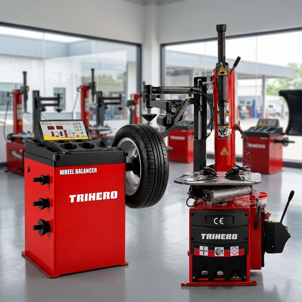Trihero Tire Changer Wheel Balance  Set Factory Supply Super High Quality Tyre Changing Balancing Machine CE