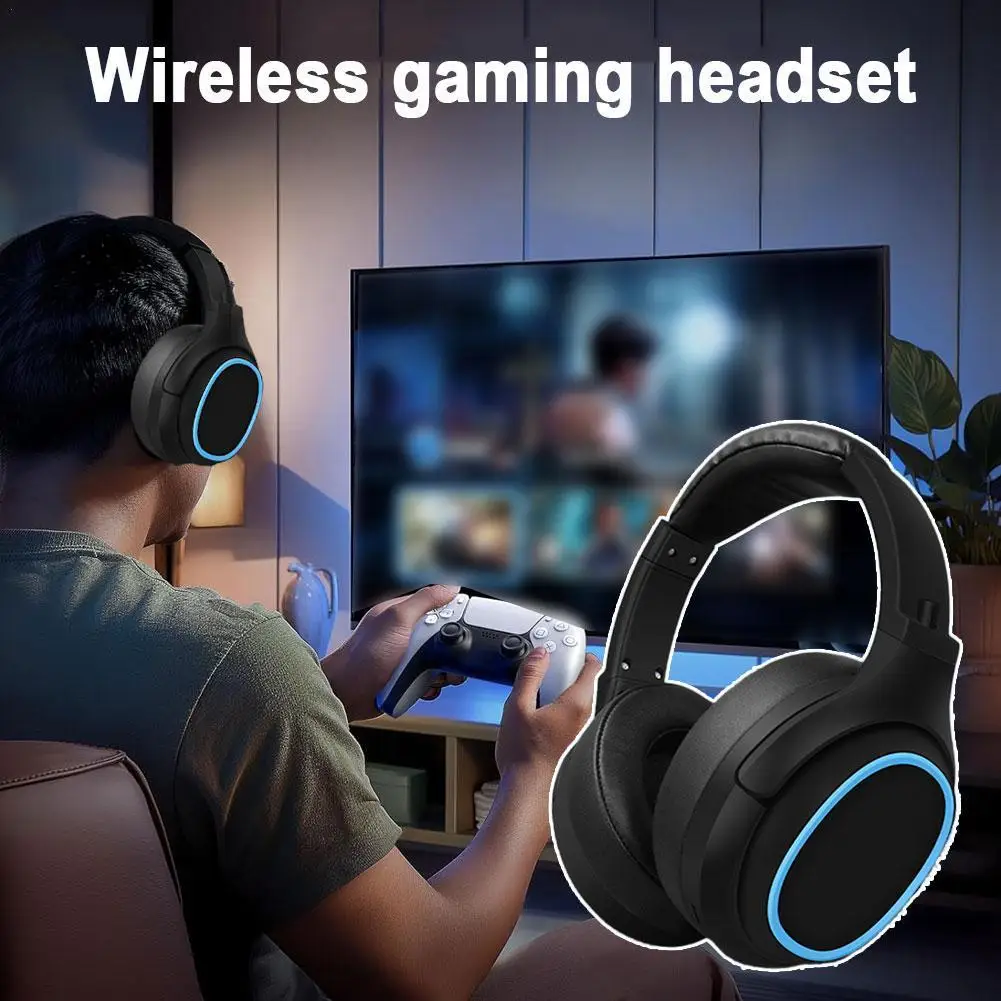 

Bluetooth 5.3 Earphones Headphones Foldable Gaming Headset Sport Headphone With Mic Music Earbuds Stereo Gaming Headset