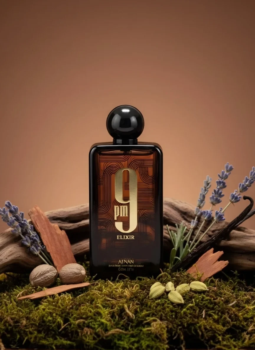 9 PM Elixir Unisex Extrait de Parfum عطر مركز يدوم طويلاً 3.4 Fl. أوز