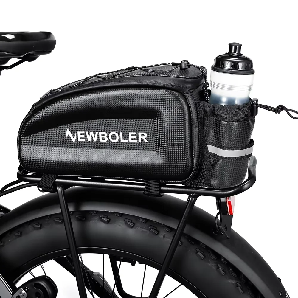 AliExpress NEWBOLER Hard Shell Bike Trunk Bag Multi Functional Waterproof 8LBicycle Rear Seat Frame Bag Bike Shoulder Bag Bike Accessories