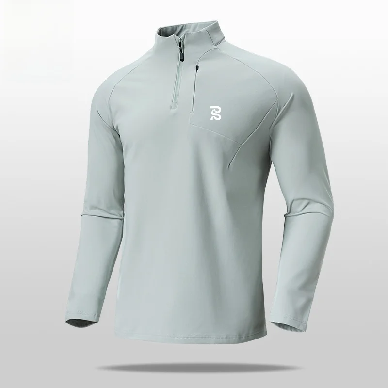 

Outdoor Leisure Sports Fitn Running Training Mountain Climbing Men's Long Sve T-irt f Zip Hoodie Bandit