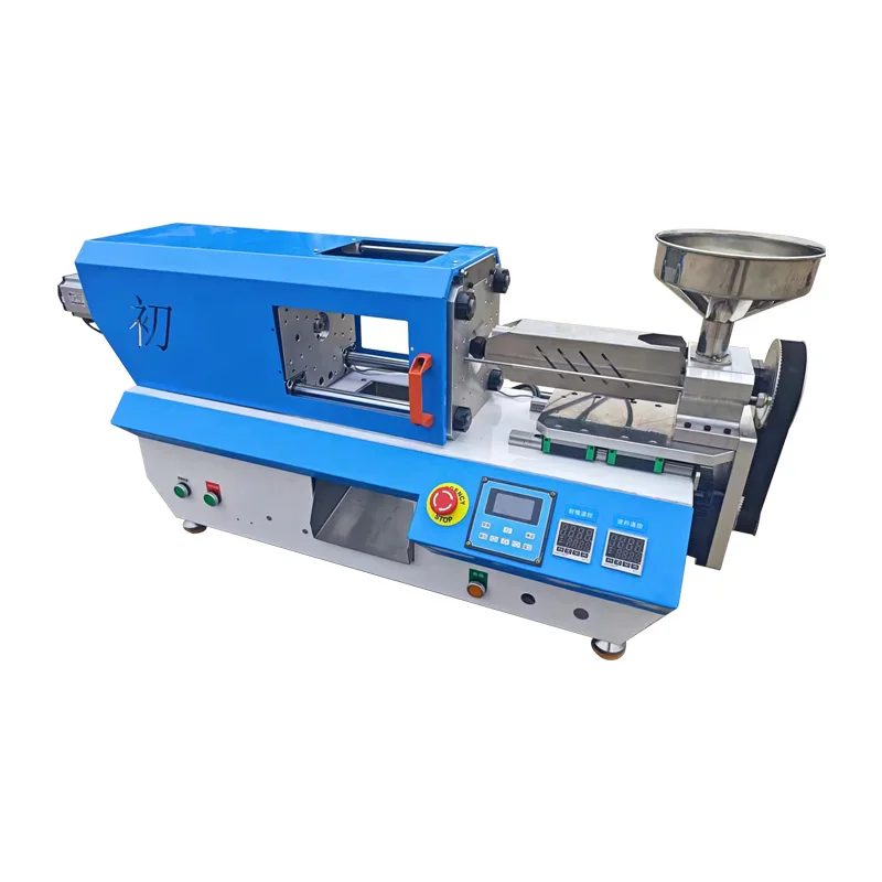 8T Ton Mini Desktop  Molding Machine Electric Horizontal for Small Products 25g Micro PVC  Molding