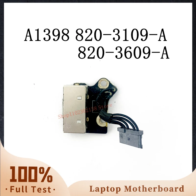 

For Macbook Pro Retina 15 inch Charging Port A1398 820-3109-A 820-3609-A Power DC Jack Fits 2012 2013 2014 2015 Year 100% Tested