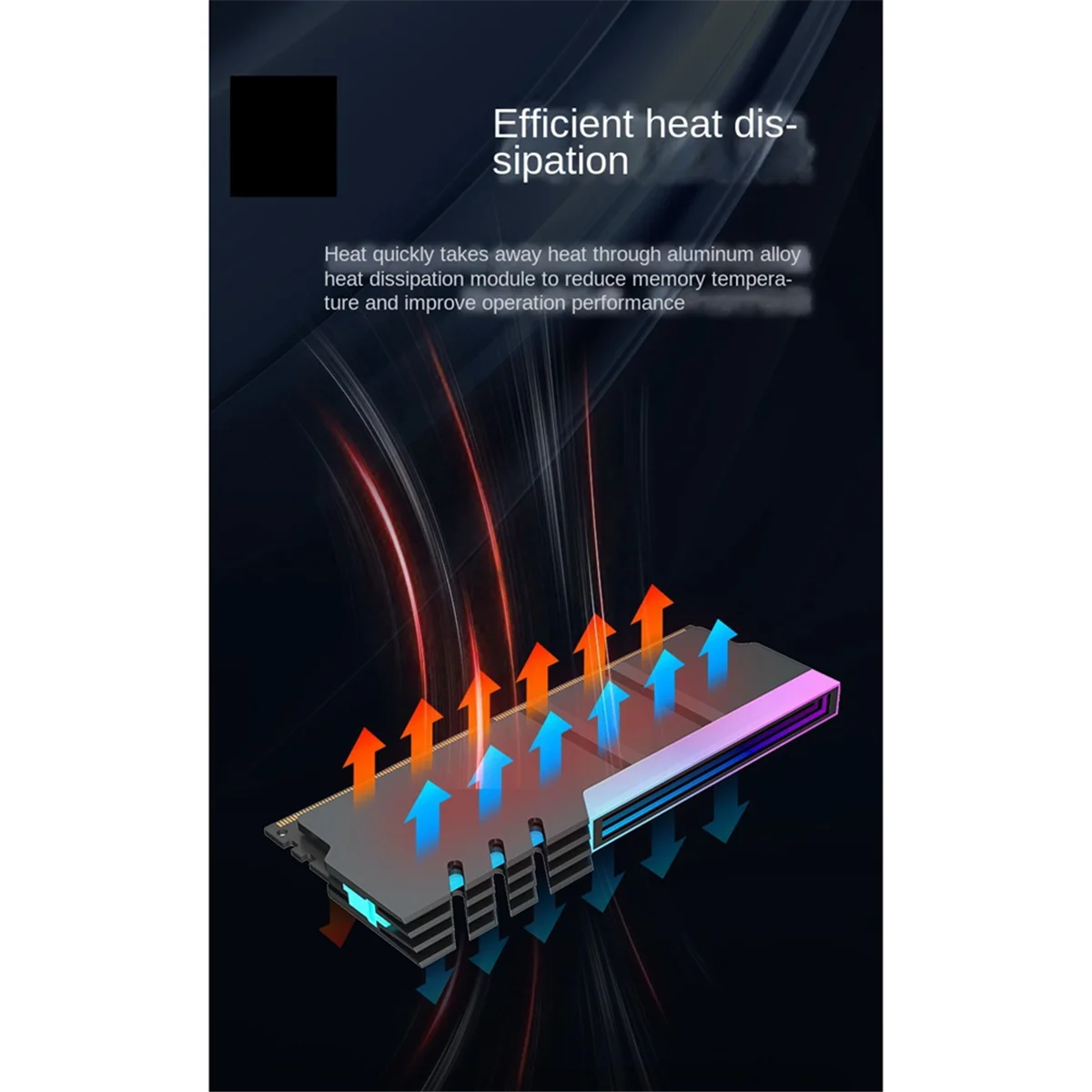 ATP-Computer DDR4 DDR5 5V ARGB Sync Memory Radiator PC RGB Colorful RAM Heatsink Cooler Cooling Shim Armor Silver White