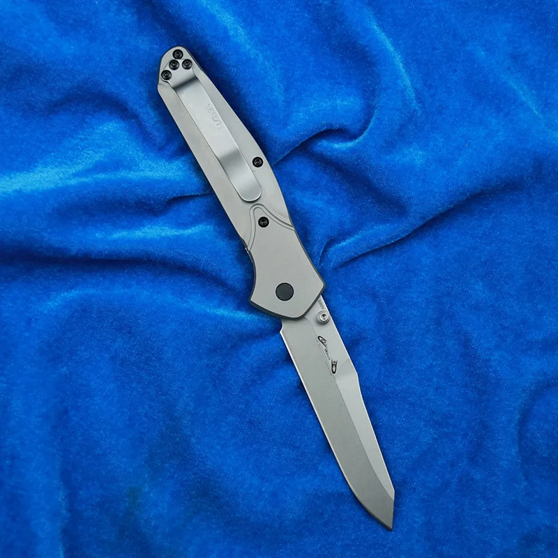 LEMIFSHE Custom Made 940 cuscinetto in ceramica manico in titanio Mark S90V Blade Camp Hunt Pocket Tactical Tool coltello multiuso pieghevole