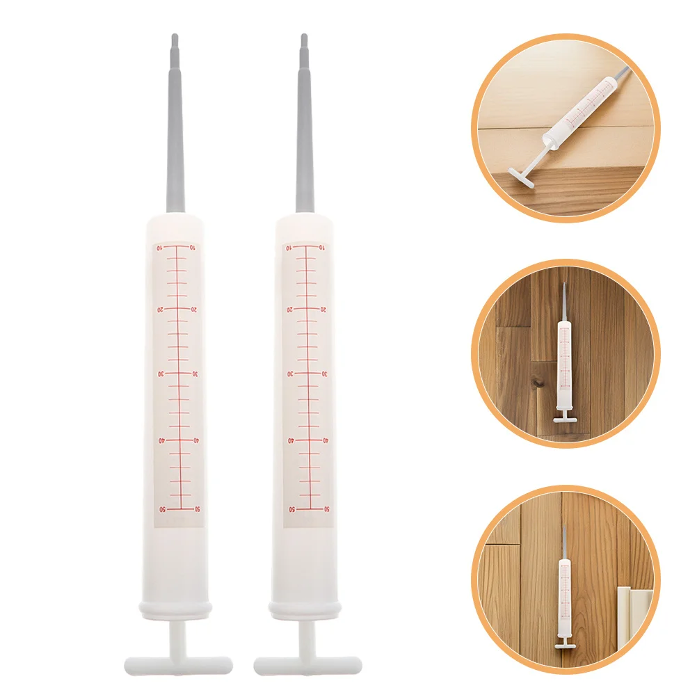 

2Pcs Fake Syringe Giant Doctor Injector Prop Realistic Nurse Accessories Cosplay Halloween Carnival Party Decorations