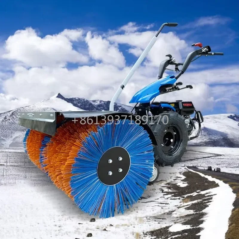 Hand-pushed Snowplow Small All-gear Snowplow Property Snow Clearing Multi-function Vehicle Snow Removal Fuel Snow Thrower