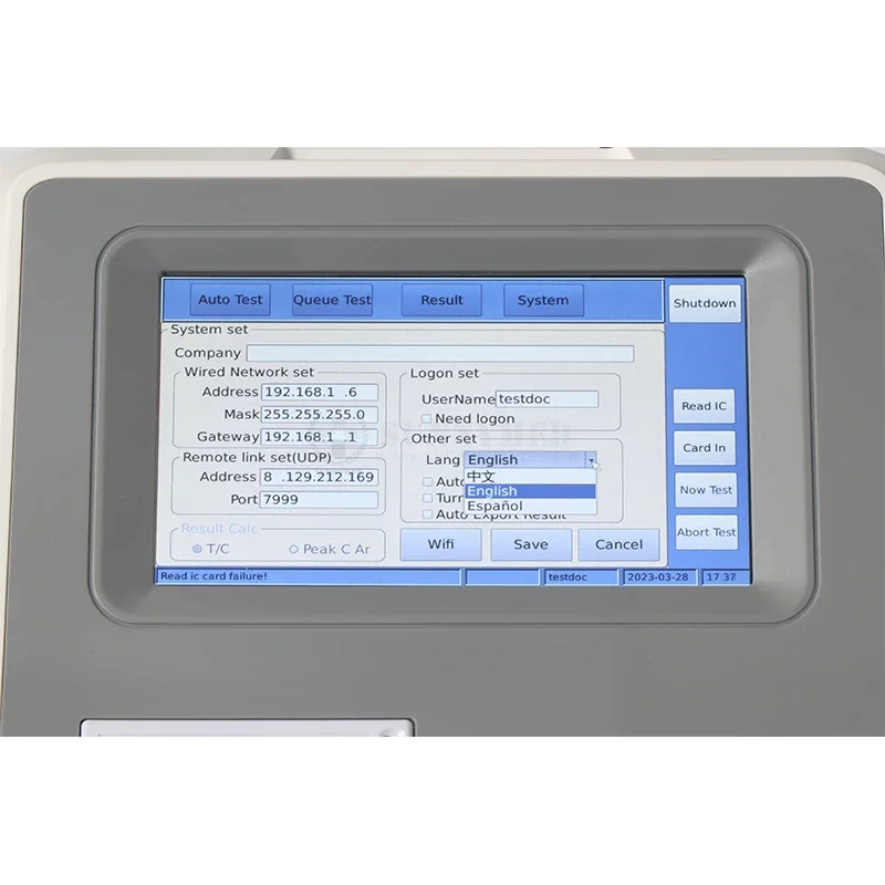 SY-B174M Immunofluorescence Quantitative Analyzer Immnofluorescence Diagnostic System Analyzer