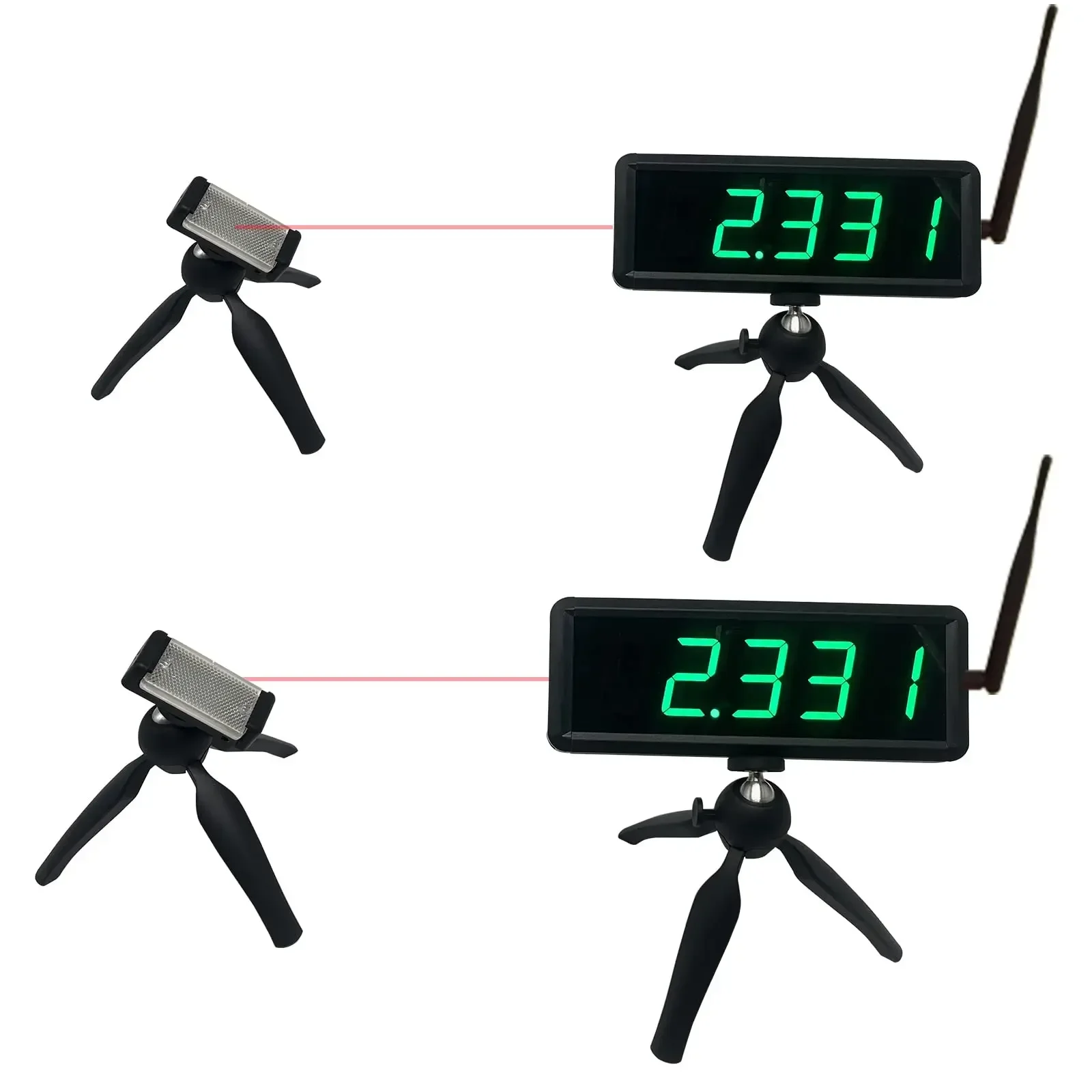 YIZHI Built-in Battery Racing Timer Stopwatch Electronic Bike Speed Training Skating LED Track Field Laser Timer for Motorcycle