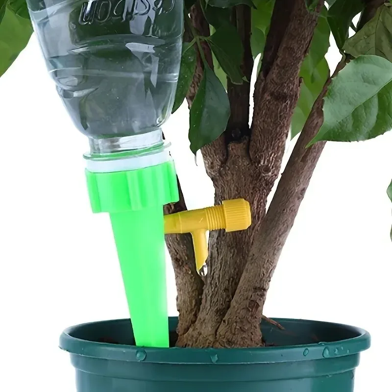 Automatic Drip Irrigation System Self Watering Spike for Flower Plants Greenhouse Garden Adjustable Auto Water Dripper Device