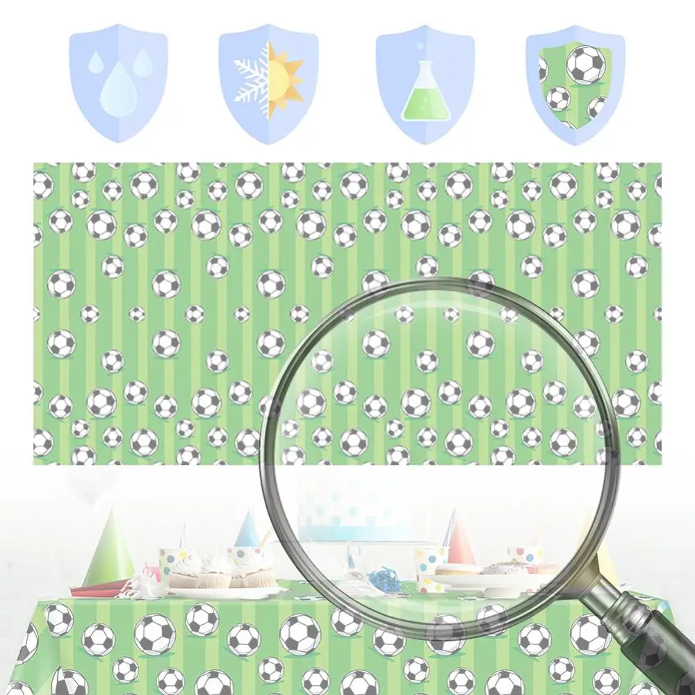 

Одноразовая прямоугольная скатерть для футбольного стола, водонепроницаемая, для футбольных вечеринок, декор для спортивных матчей