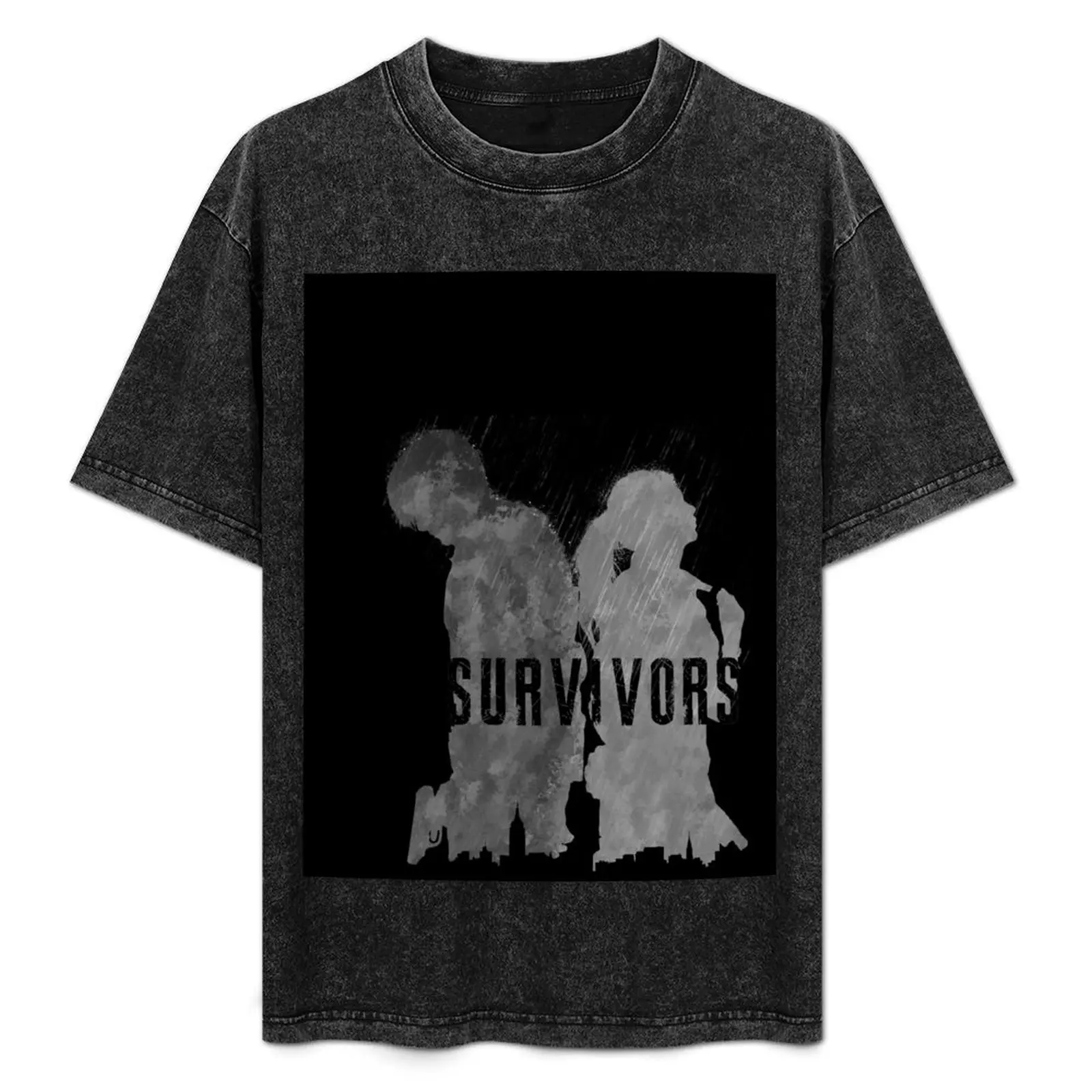 

Resident Evill 2 - Leon & Claire T-Shirt Clothing graphic t shirt vintage cotton graphic tees animal prinfor boys mens t shirts