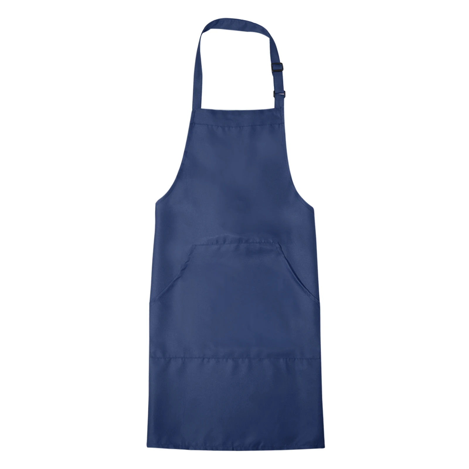 Uxcell 82x68cm Kitchen Cooking Aprons Adjustable Bib Waterproof Long Ties Chef Apron with 2 Pockets for Men Women Chef