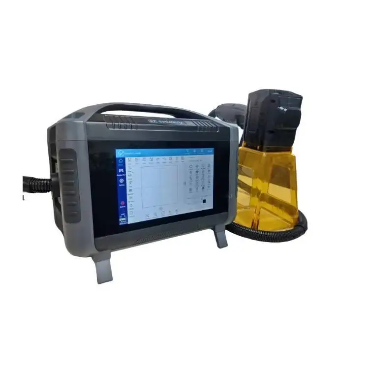 Portable 50W Handheld Fiber Marking Hine Laser Printer For Engraving Metal Sheets And Plates 30W Type L