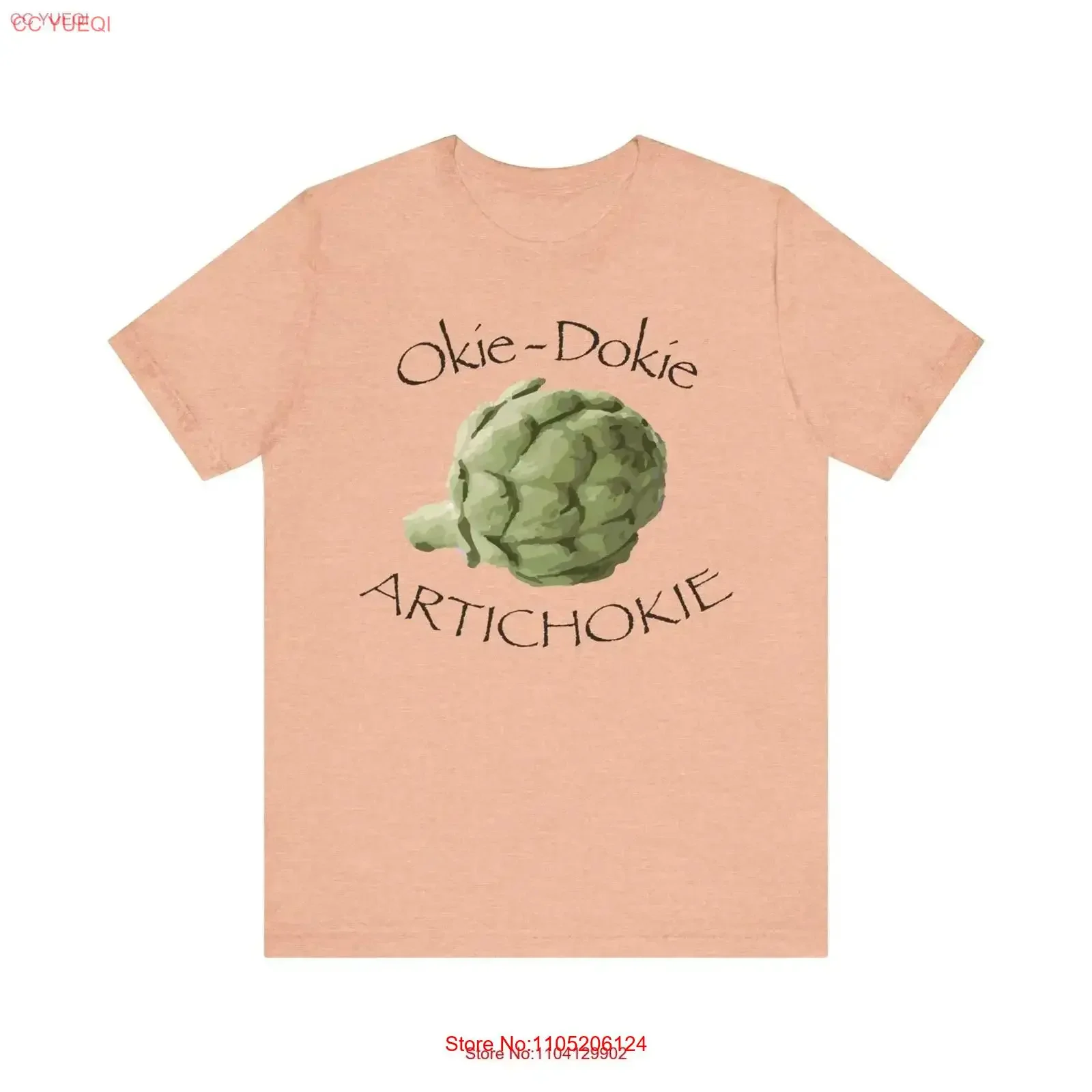 Okie Dokie Artichokie camiseta vintage lavada ligeramente elegante suave moda cómoda estirada transpirable Unisex Casual