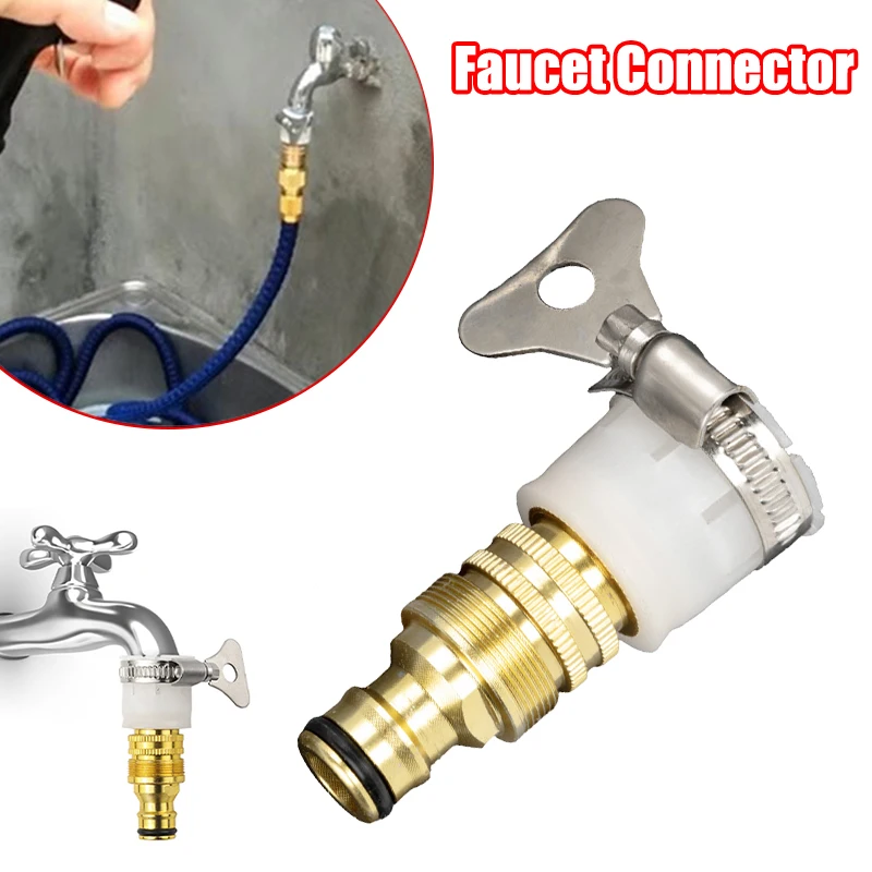 

15-20mm Universal Hose Tap Adapters Wear Resist Faucet Tap Connector Watering Garden Tools for Car Washing Watering Flowers