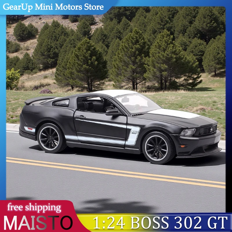 

Maisto 1:24 Ford Mustang Boss 302 GT Need for Speed, статическая литая под давлением копия премиум-сплава, коллекционная игрушка для любителей мышечных автомобилей