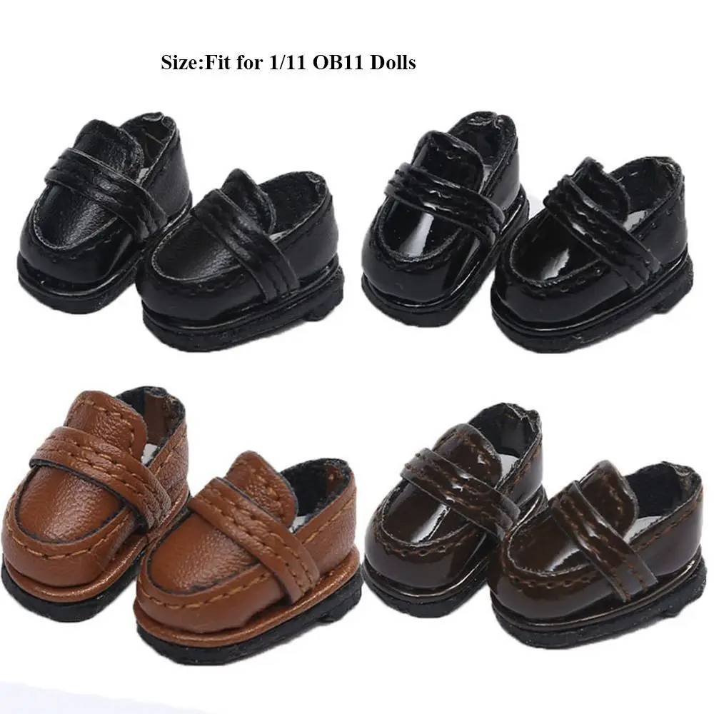 Nuevos zapatos de muñecas de piel de vaca hechos a mano, zapatos de muñeca de 3 colores, botas bonitas informales