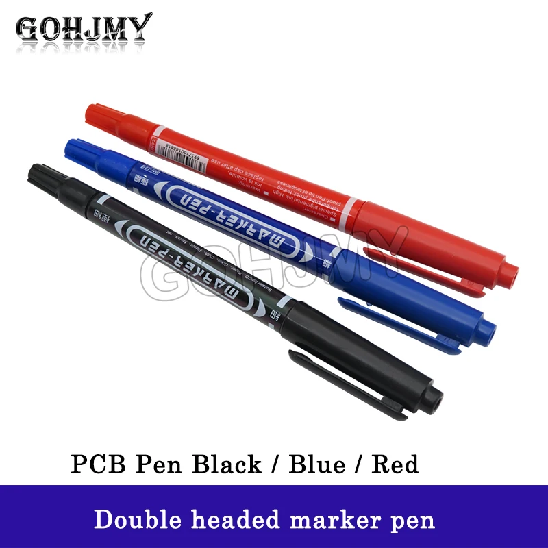 Smart Electronics CCL Anti-etching PCB circuit board Ink Marker Double Pen For DIY PCB