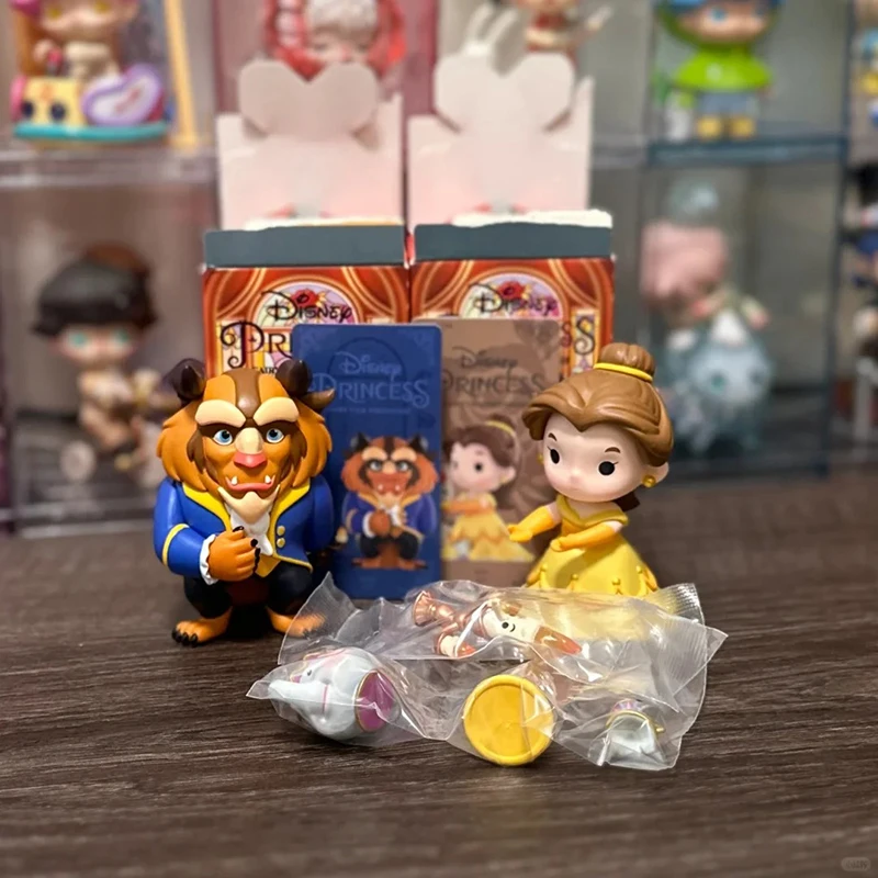 Disney Princess And Her Friends Series Blind Box Popmart Mystery Box Lucky Box Kawaii Princess Anime Figures Girl Birthday Gifts