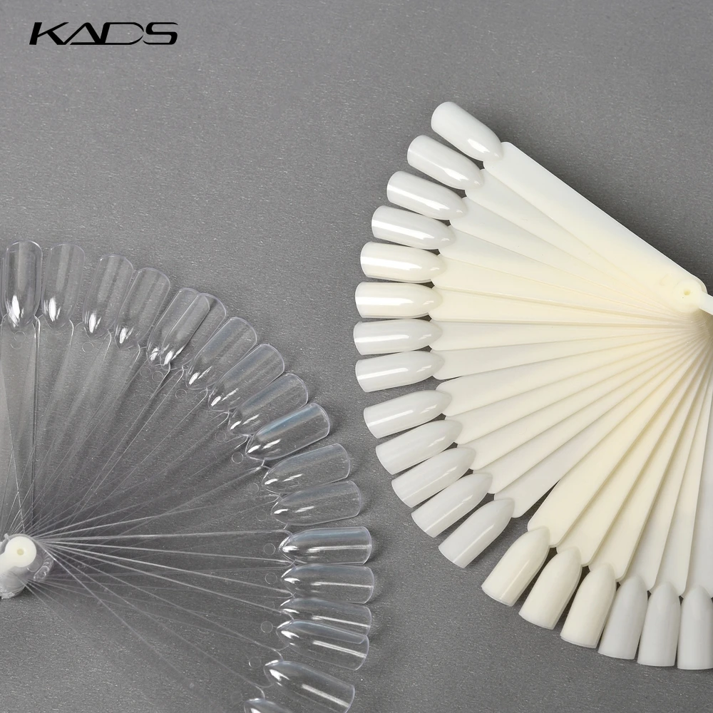 32 Stück falsche Nagels pitzen UV-Gel politur Werkzeug Swatch Sticks Nail Art Display gefälschte Nagels pitzen Natur klar Fan Übungs anzeige