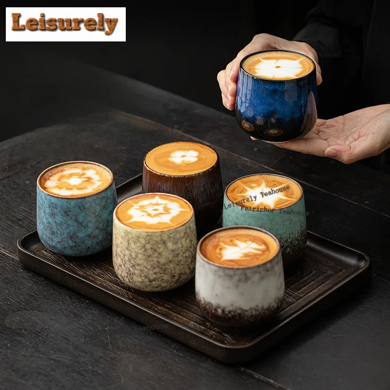 230 ml Ofen Fambe Latte Art Kaffeetasse Cappuccino Latte Tasse Nachmittagstee Tasse Master Büro Wasser Tasse Geschirr Dekoration Geschenk