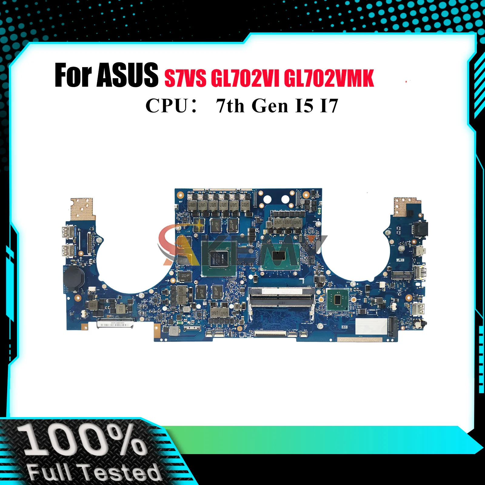 

GL702VI Материнская плата для ноутбука ASUS ROG Strix GL702VSK GL702VMK S7VS GL702VI GL702V Материнская плата с процессором I5 I7 100% тестирование OK stk