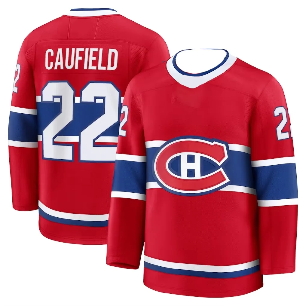 2026 Winter Neues Eishockey-Trikot Herren Rot & Blau Gestreiftes Langarm-Sporttrikot für Freizeit & Sport Kinder – Detail 6