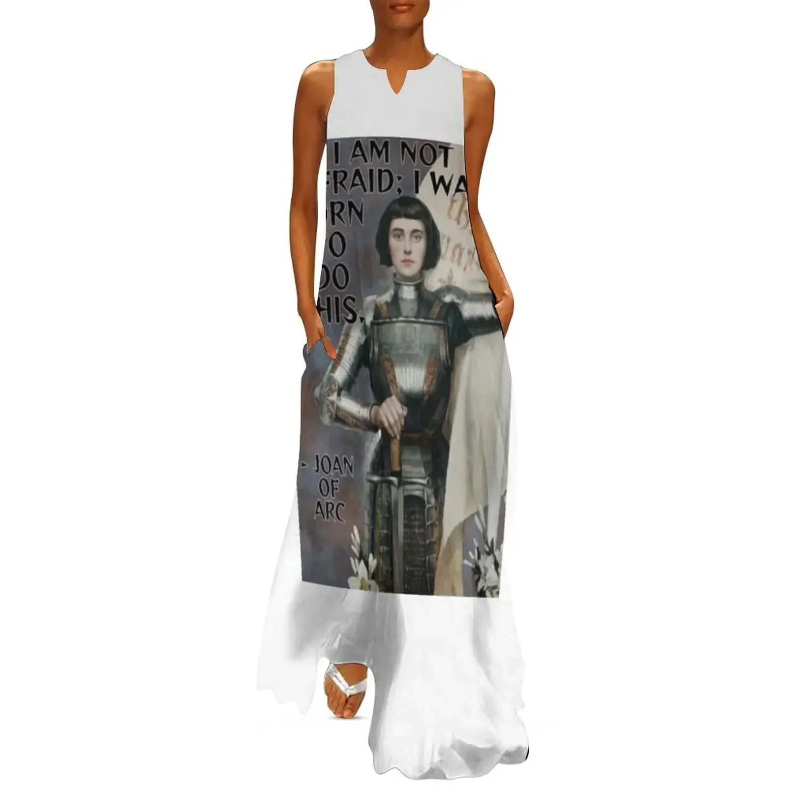 

Radical Feminist Quote - Joan of Arc - I Am Not Afraid; I Was Born To Do This. Long Dress Casual dresses Dress