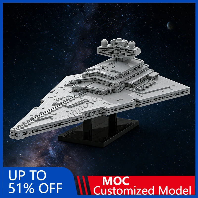 

NEW 7325 PCS Overseer Interstellar Warships MOC Building Block Model DIY Educational Assembly Toys For Children Festival Gifts