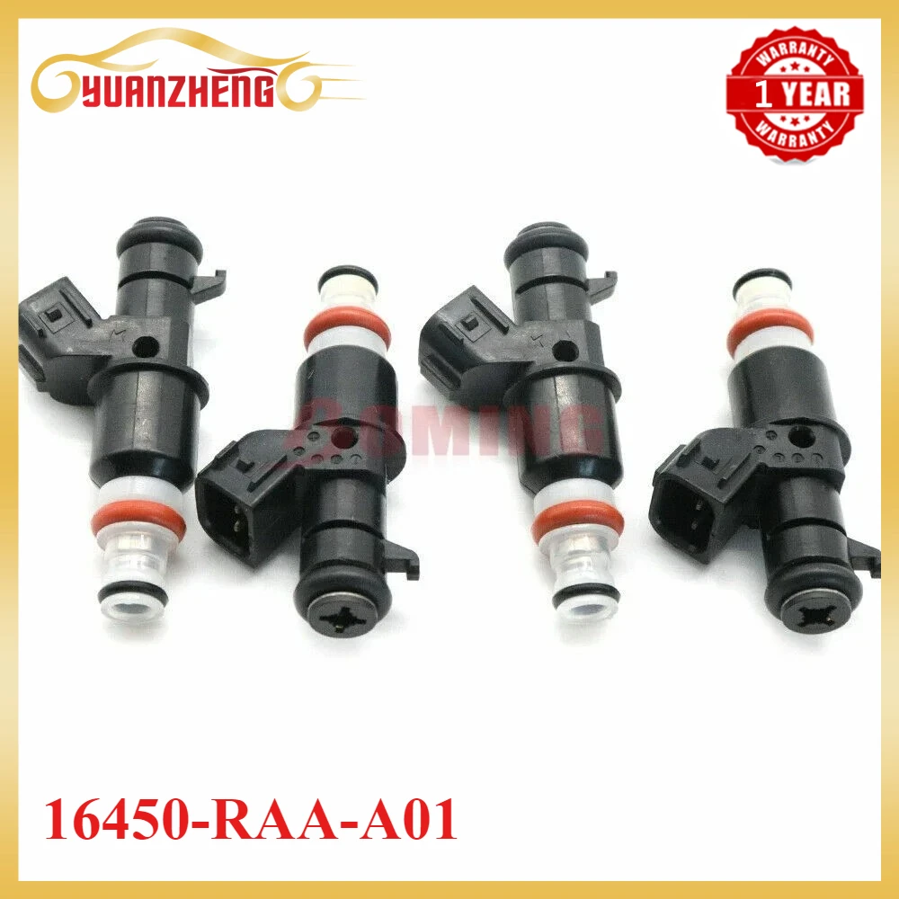 

4 шт. форсунок топливной системы для Honda Accord 2.4L 2003-2007 16450RAAA01 16450-PPA-A01 842-12288