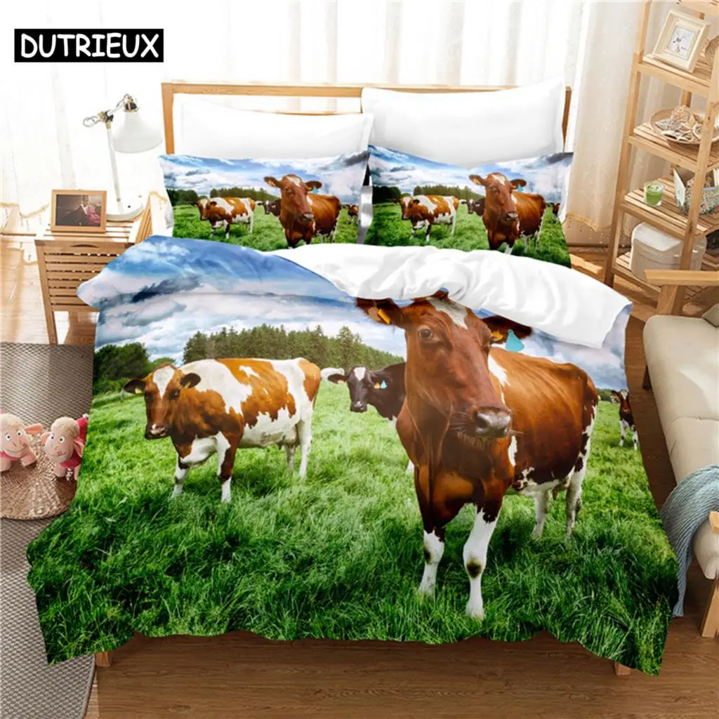 

Cow Bedding Set Duvet Cover Set 3d Bedding Digital Printing Bed Linen Queen Size Bedding Set Fashion Design