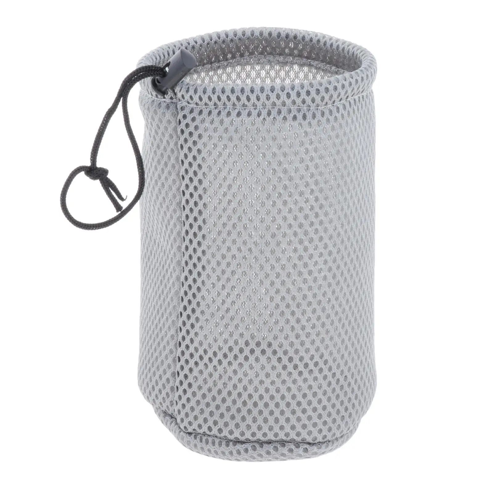 Mesh Drawstring Stuff Bag Large Capacity Utensil Organizer Pouch Outdoor Tool Carrier for Backpacking Camping Picnic