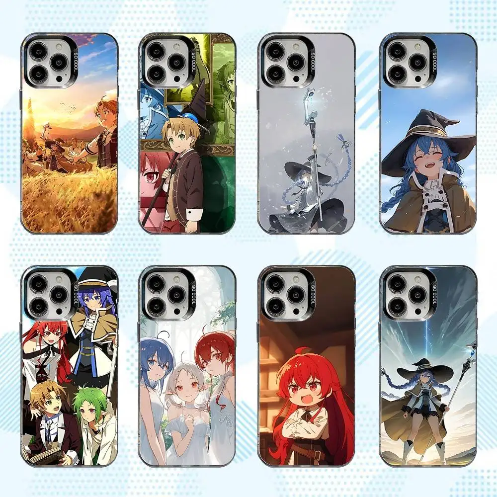 

M-Mushoku Anime T-Tensei Phone Case For iPhone 16,15,14,13,12,11,Mini,Pro,SE,MAX White Matte Shockproof Cover