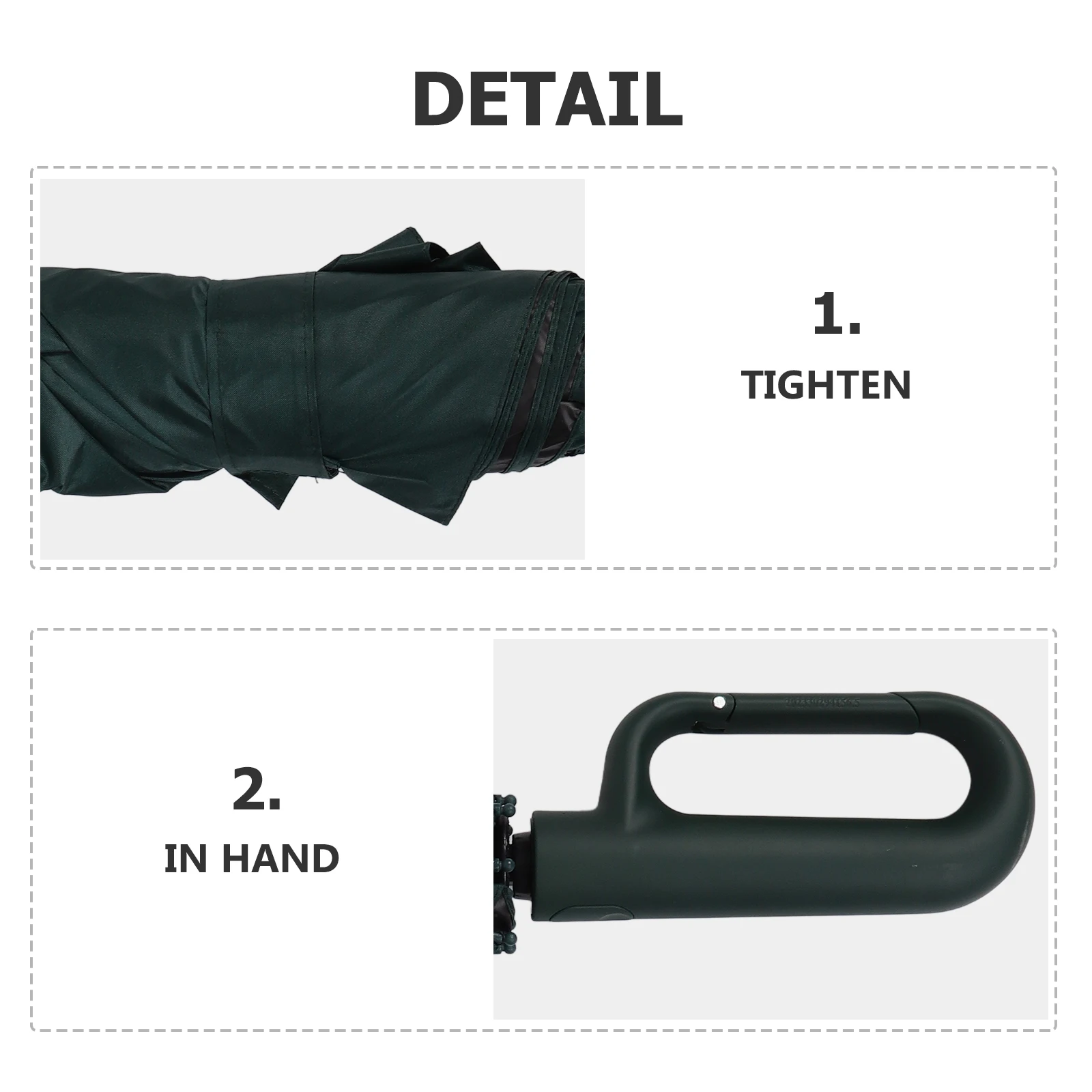 

Portable Umbrella Folding Umbrellas for Rain Compact Handle Painted Steel Travel