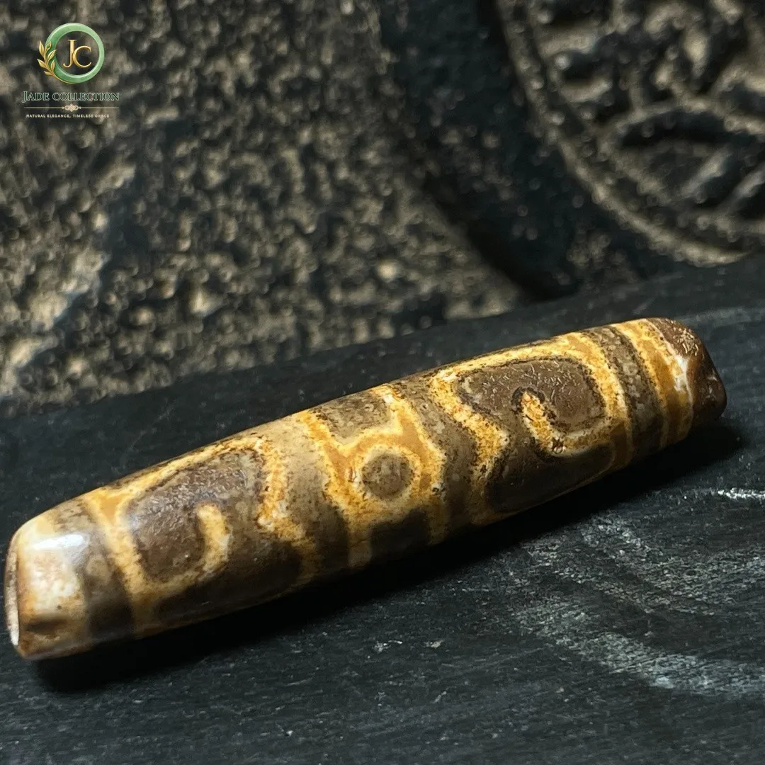 Tibetan Nepalese Himalayan Bead Ancient Agate Old Dzi Talisman eye Bead Amulet