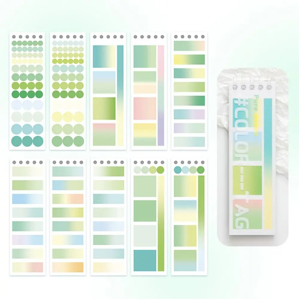 Catatan tempel transparan catatan tempel tab indeks catatan tempel untuk halaman penanda perencana stiker kantor sekolah