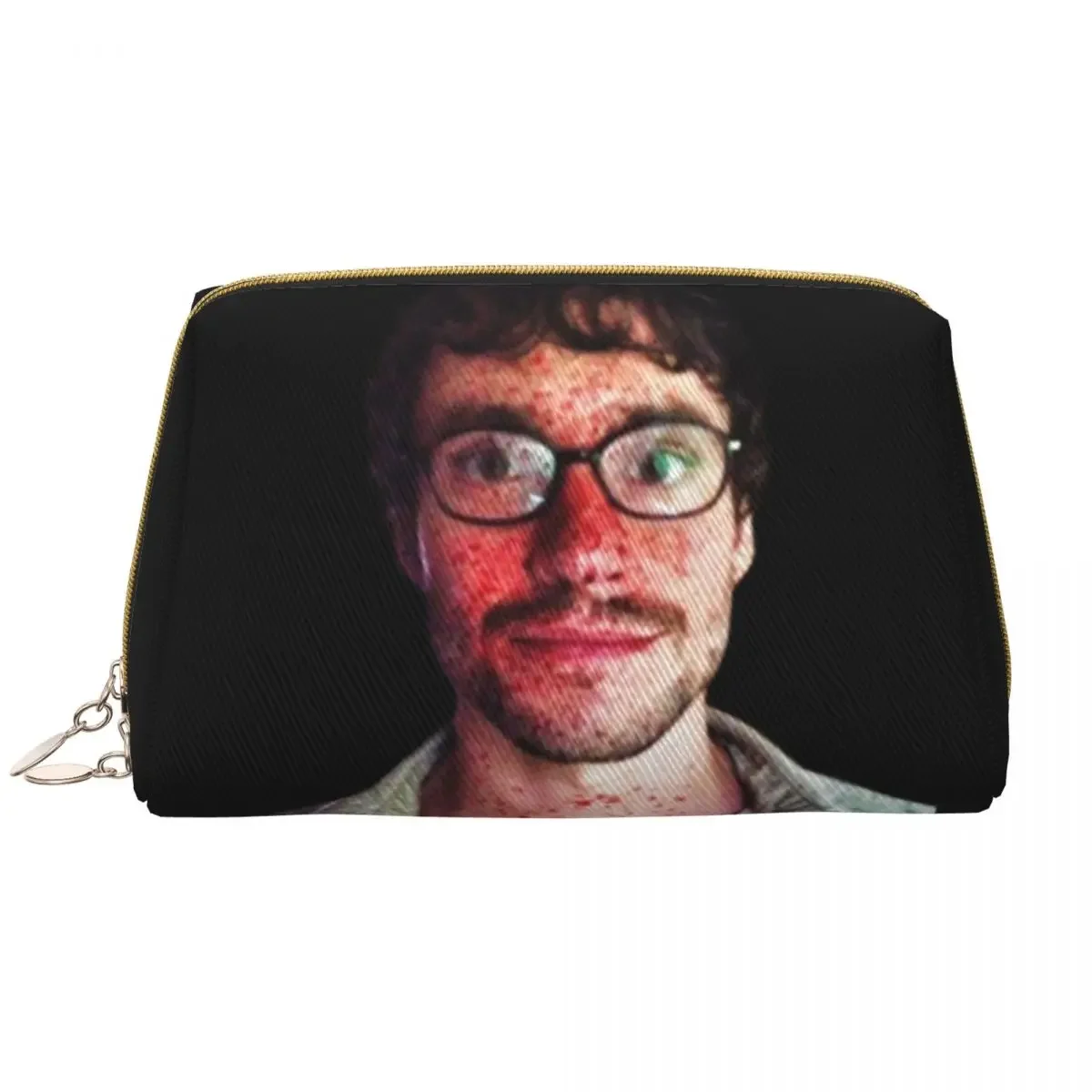 Custom I'm Insane Will Graham Travel Cosmetic Bag for Women Hannibal Makeup Toiletry Organizer Lady Beauty Storage Dopp Kit