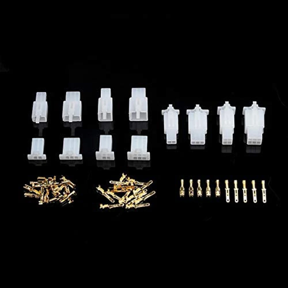 【¡¡Casa de precio! !】200 Uds. Conector de Cable automotriz de 2,8 MM 2/3/4/6 pines Kit de conector de Terminal de Cable eléctrico macho y hembra para C