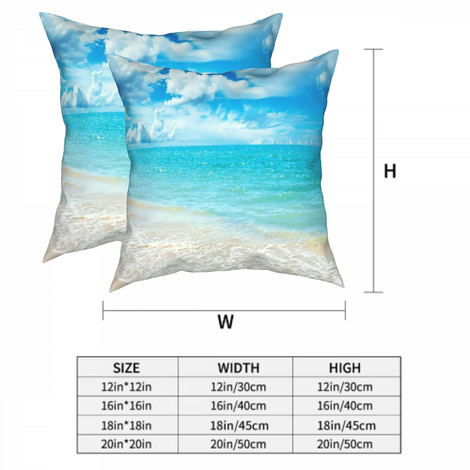 Fundas de almohada Oceans, decoración de arte moderno para el hogar