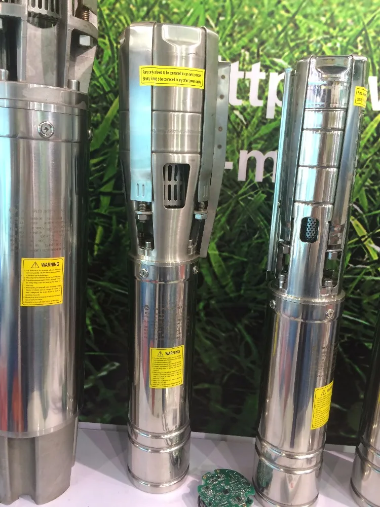 مضخة 20 حصان نظام توزيع الطاقة 20 لتر لكل Detik 6 بوصة ارتفاع ضغط الآبار العميقة الشمسية