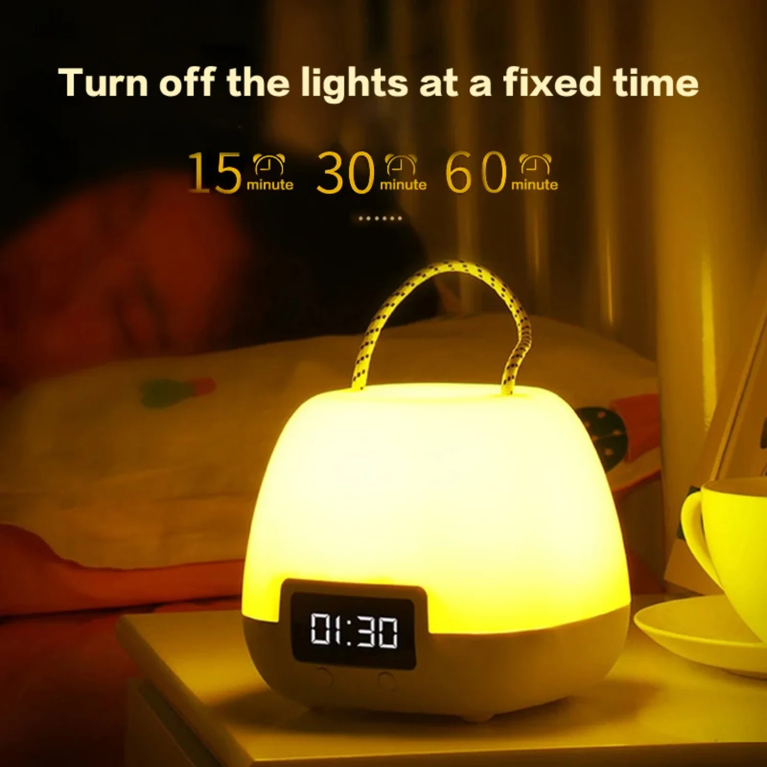 【Lamp】Sleeping light Smart remote control night light Bedroom baby eye protection