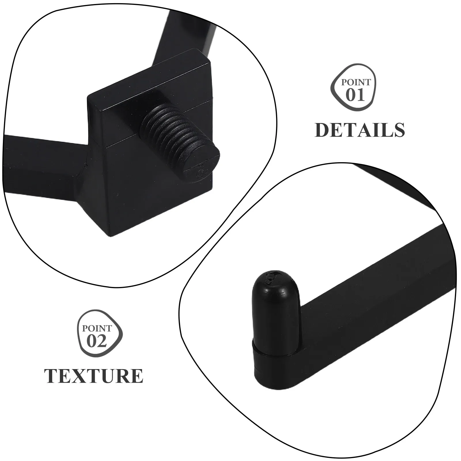 Heavy Duty V-Shaped Storage Hook ABS Shed Accessories Garage Hanging Utility Hook for Garden Tool Hose Extension Cord - view 2
