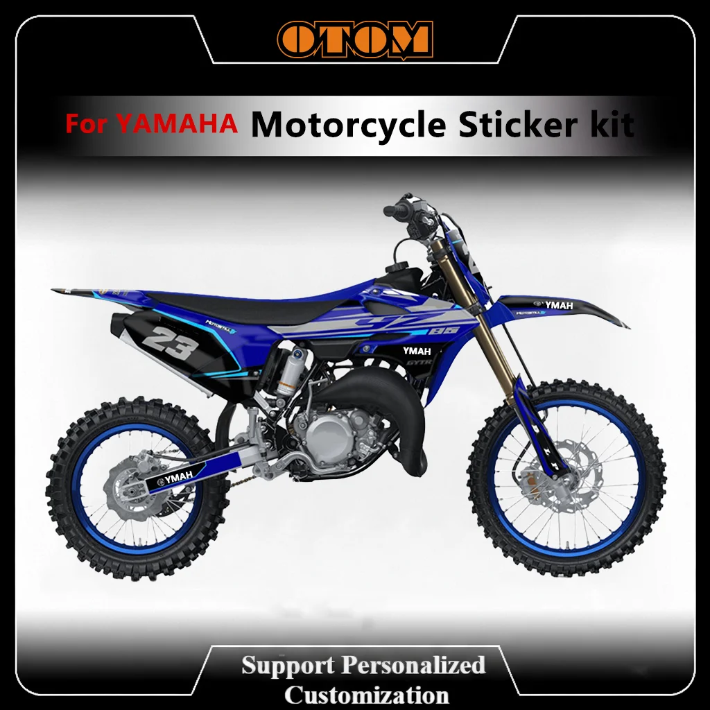 

For YAMAHA YZ85 Customize Motocrycle Graphics Decals Kit YZ 85 2002-2024 Glossy Full Sticker Kit