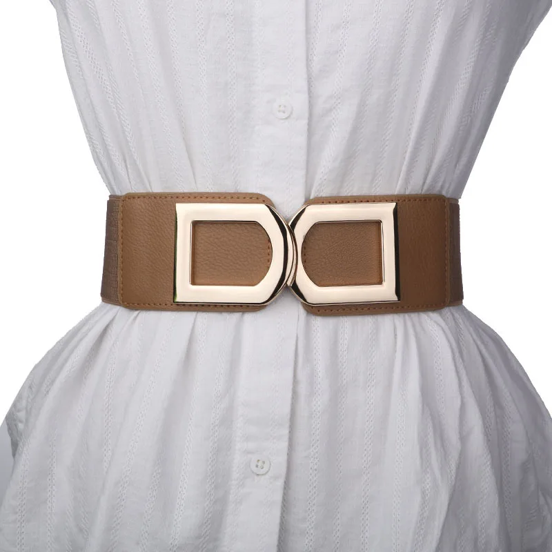 Adjustable Elastic Belt for Women, New Designed Women\'s Stretchy Belt, Wide Elastic Waist Belts for Dresses Coat and Sweater