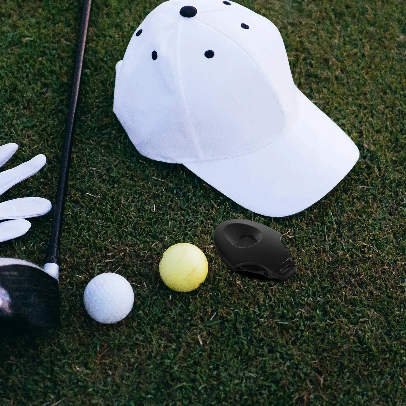 

Golf Score Counter Portable Scoring Device Black Coarse Thread Rotating Discs Golf Accessories Sports Golfer Gadgets