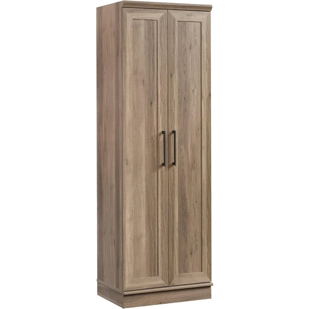 Multifunctional Wardrobe Salt Oak Finish Portable Wardrobe for Clothes Closet for Room L: 23.31