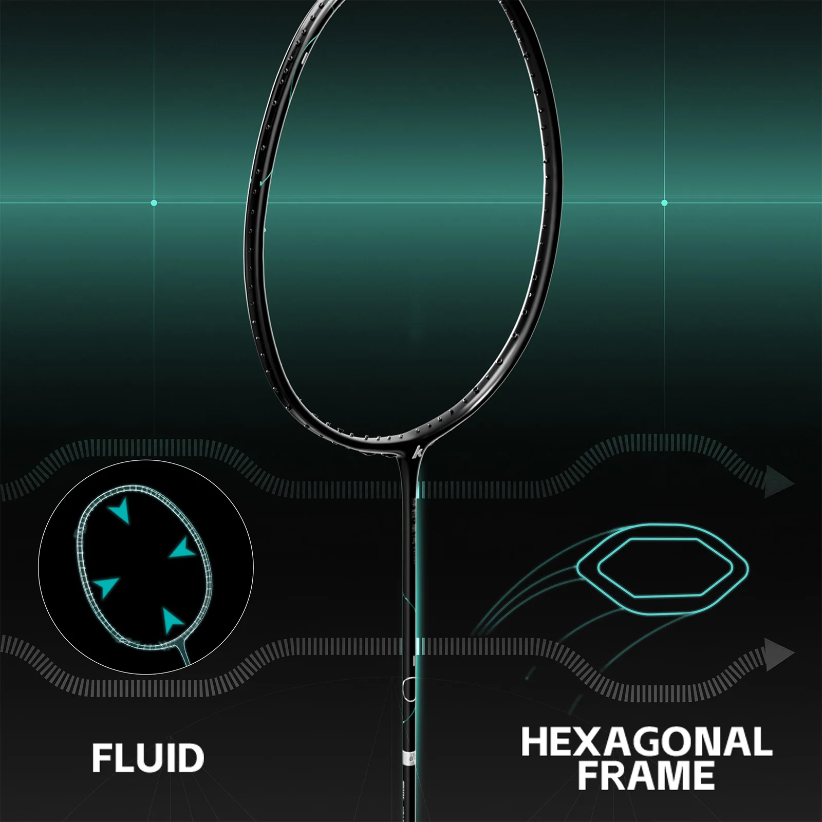 كاواساكي مضرب كرة الريشة المسافر غالاكسي كامل ألياف الكربون خفيفة للغاية هجومية 4U رئيس الثقيلة المنافسة المهنية مضرب