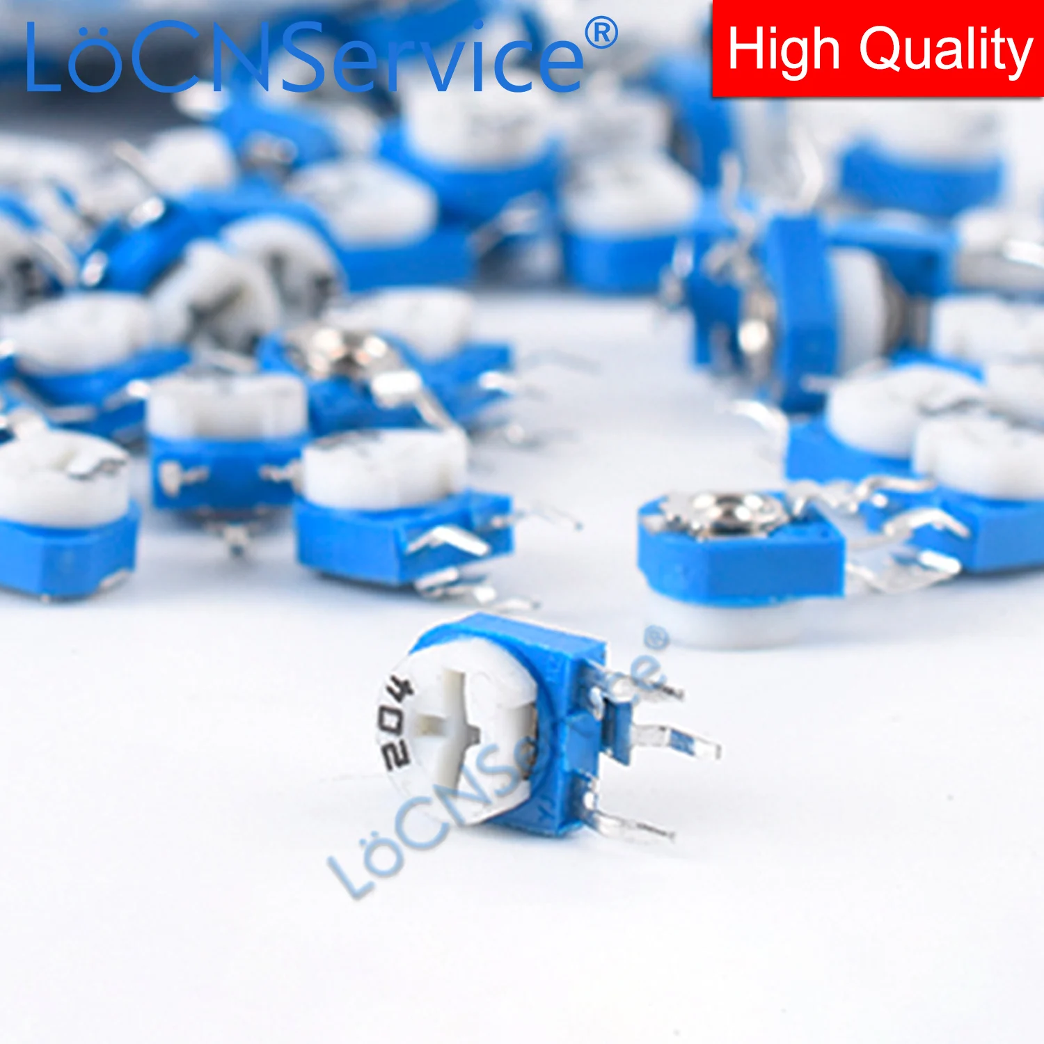LoCNService 500PCS RM063 RM063-104 RM063-204 RM063-504 100K 200K 500K Trimpot Trimmer Potentiometer Made in China High Quality